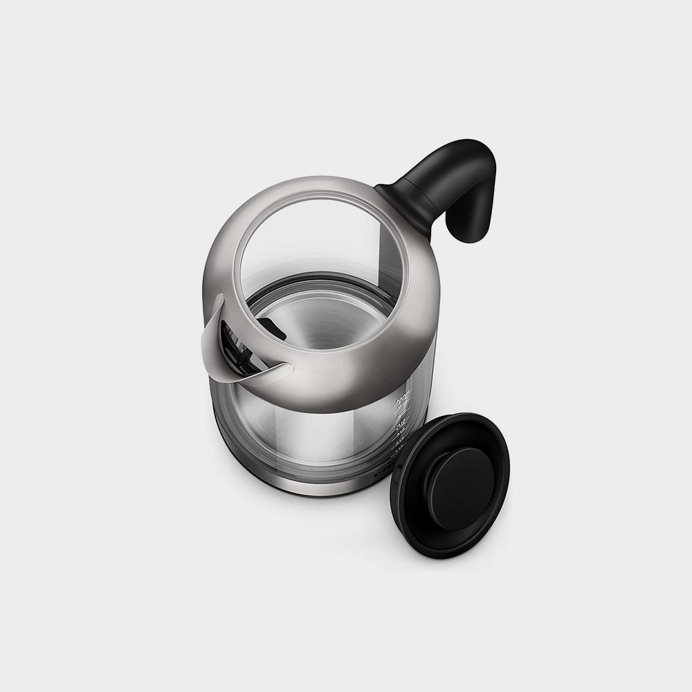 کتری شیشه ای فولاد ضد زنگ، کریستال 2200 وات 1 7 لیتر، نشانگر وضعیت نور ورودی متوسط تصویر 3