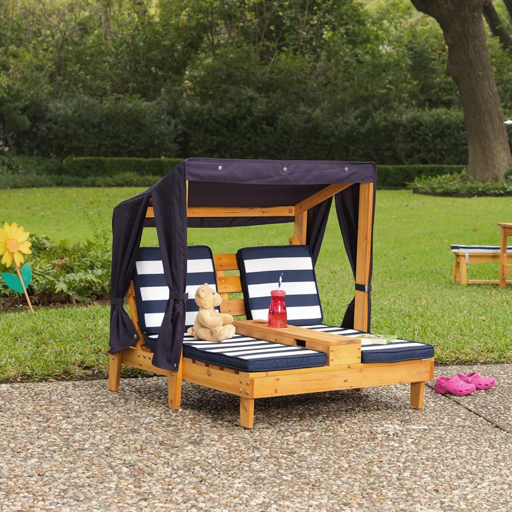 اتاق نشیمن دو نفره در فضای باز چوبی کید کرافت با جا لیوانی، مبلمان پاسیو کودک تصویر 4