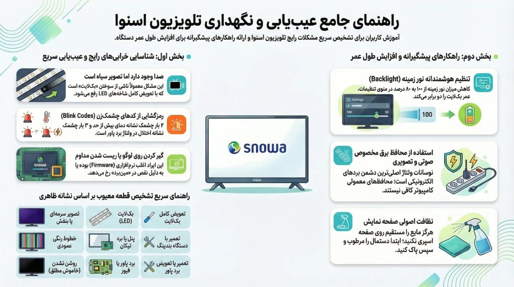 تعمیر تلویزیون اسنوا