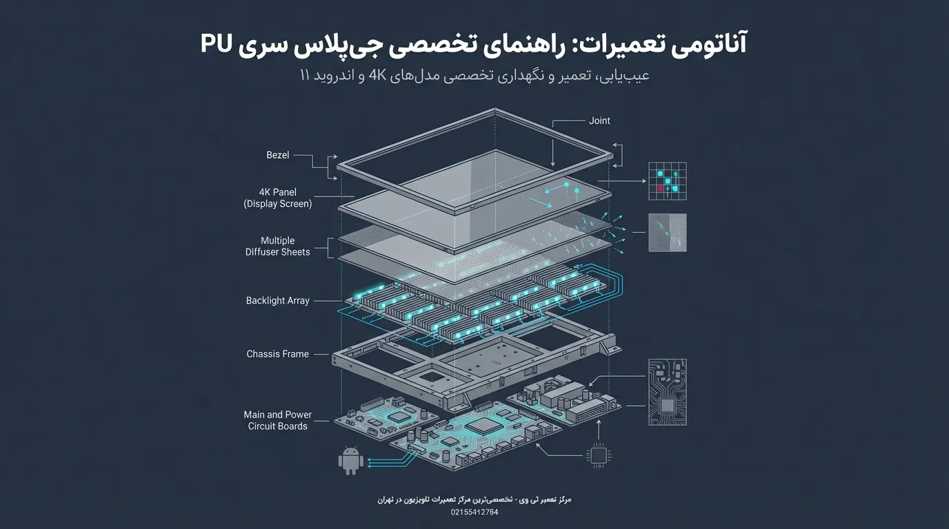 تعمیر تلویزیون جی پلاس سری PU