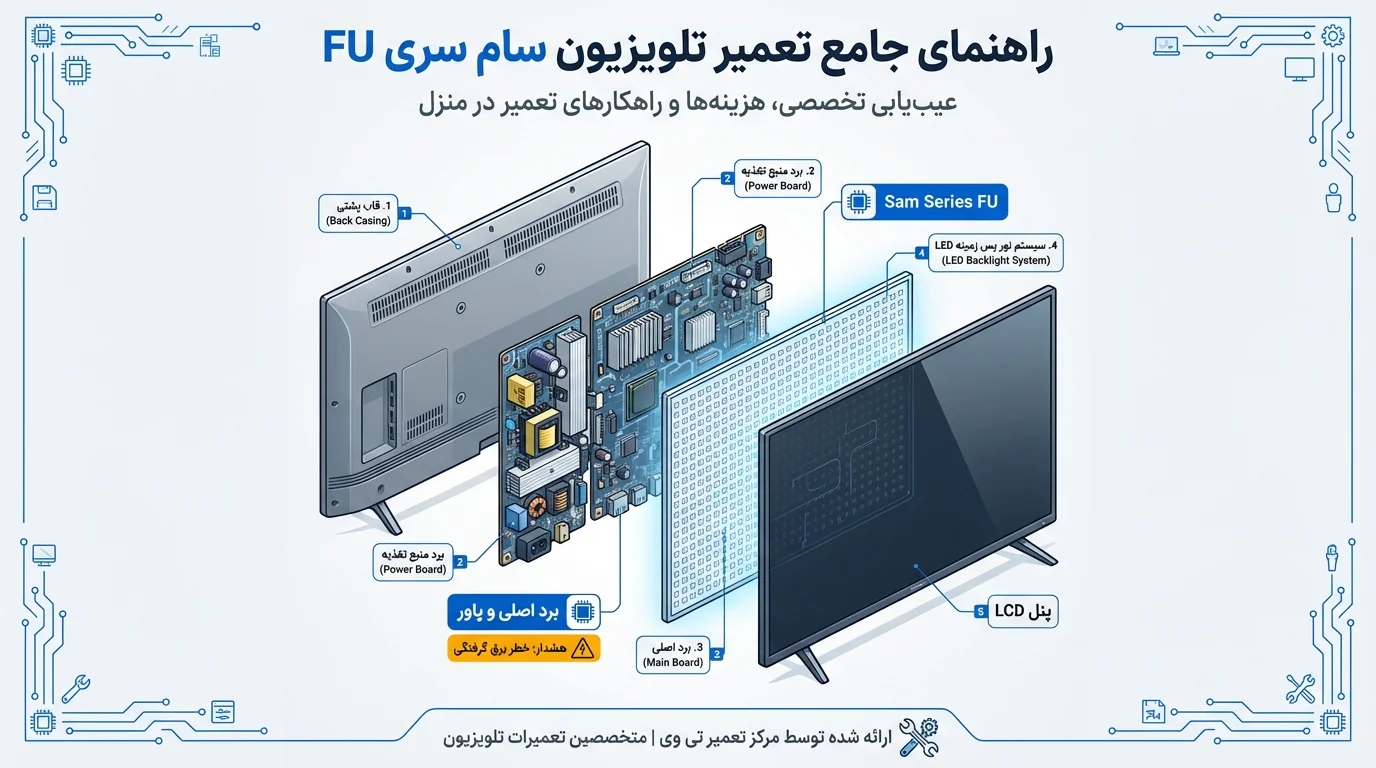تعمیر تلویزیون سام سری FU