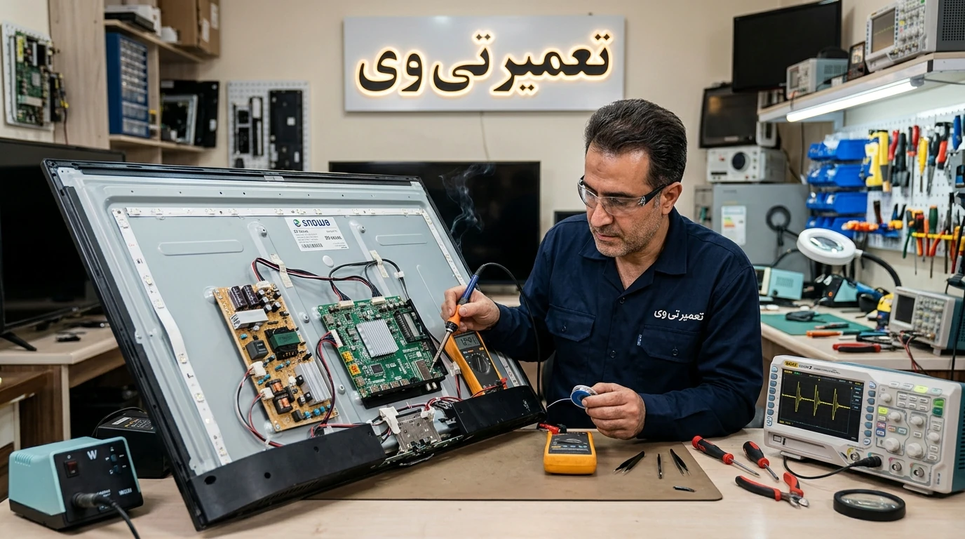 تعمیر تلویزیون اسنوا سری SK