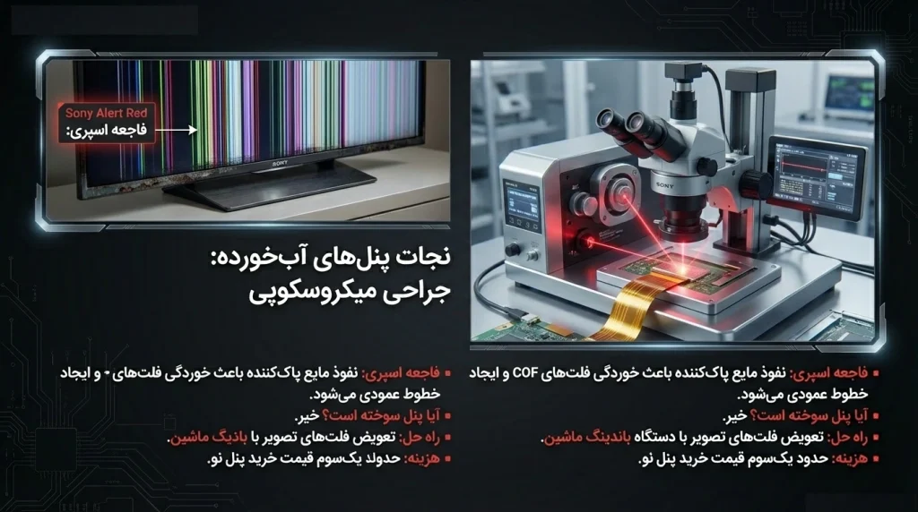 تعمیر تلویزیون سونی