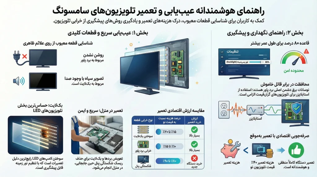 تعمیر تلویزیون سامسونگ
