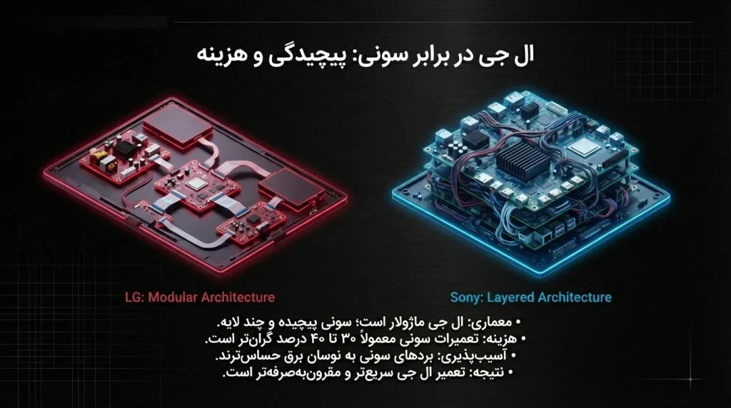 تعمیر تلویزیون ال جی